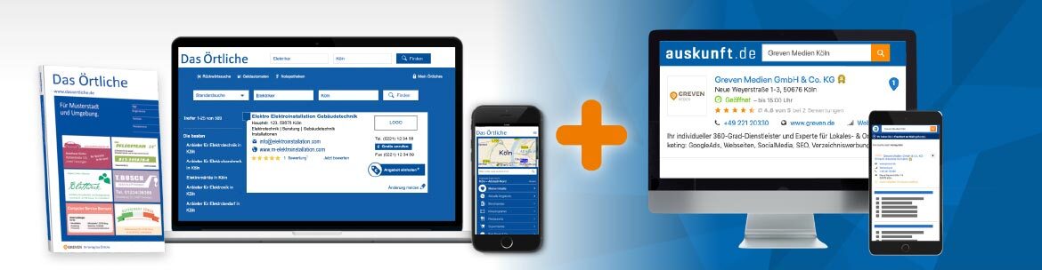 Das Örtliche & auskunft.de - Reichweite und Neukunden für Ihr Unternehmen