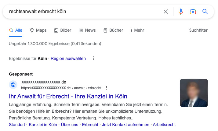Google Ads Google SERP