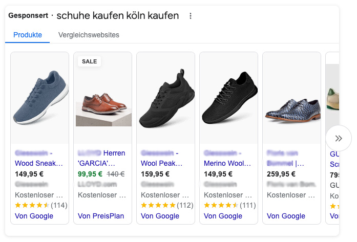 Google Shopping Google SERP